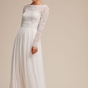 Gorgeous Wedding Dress, BHLDN- Anthropologie × Sinclair Dress, Size 4